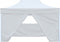 vidaXL - Partytent - met - 4 - zijwanden - inklapbaar - 3x4 - m - staal - wit
