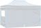 vidaXL - Partytent - met - 4 - zijwanden - inklapbaar - 3x4 - m - staal - wit