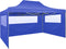 vidaXL - Partytent - met - 4 - zijwanden - inklapbaar - 3x4 - m - staal - blauw