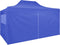 vidaXL - Partytent - met - 4 - zijwanden - inklapbaar - 3x4 - m - staal - blauw