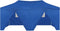 vidaXL - Partytent - met - 4 - zijwanden - inklapbaar - 3x6 - m - staal - blauw