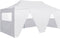 vidaXL - Partytent - met - 4 - zijwanden - inklapbaar - 3x6 - m - staal - blauw