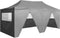 vidaXL - Partytent - met - 4 - zijwanden - inklapbaar - 3x6 - m - staal - blauw