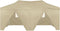 vidaXL - Partytent - met - 4 - zijwanden - inklapbaar - 3x6 - m - staal - crème