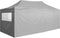 vidaXL - Partytent - met - 4 - zijwanden - inklapbaar - 3x6 - m - staal - antraciet