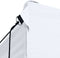 vidaXL - Partytent - met - 4 - zijwanden - inklapbaar - 3x6 - m - staal - wit