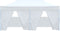 vidaXL - Partytent - met - 4 - zijwanden - inklapbaar - 3x6 - m - staal - wit