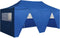 vidaXL - Partytent - met - 4 - zijwanden - inklapbaar - 3x6 - m - staal - blauw