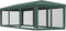 vidaXL - Partytent - met - 8 - mesh - zijwanden - 3x9 - m - HDPE - groen