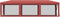 vidaXL - Partytent - met - 8 - mesh - zijwanden - 3x9 - m - HDPE - rood