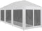 vidaXL - Partytent - met - 8 - mesh - zijwanden - 9x3 - m