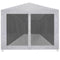 vidaXL - Partytent - met - 8 - mesh - zijwanden - 9x3 - m