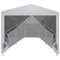 vidaXL - Partytent - met - 8 - mesh - zijwanden - 9x3 - m