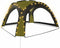 vidaXL - Partytent - met - LED - en - 4 - zijwanden - 3,6x3,6x2,3 - m - groen