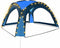 vidaXL - Partytent - met - LED - en - 4 - zijwanden - 3,6x3,6x2,3 - m - blauw