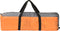 vidaXL - Partytent - met - LED - en - 4 - zijwanden - 3,6x3,6x2,3 - m - grijs - en - oranje
