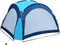 vidaXL - Partytent - met - LED - en - 4 - zijwanden - 3,6x3,6x2,3 - m - grijs - en - oranje