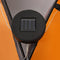 vidaXL - Partytent - met - LED - en - 4 - zijwanden - 3,6x3,6x2,3 - m - grijs - en - oranje