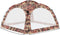 vidaXL - Partytent - met - LED - en - 4 - zijwanden - 3,6x3,6x2,3 - m - camouflage