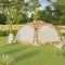 vidaXL - Partytent - met - LED - en - 4 - zijwanden - 3,6x3,6x2,3 - m - camouflage