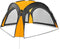 vidaXL - Partytent - met - LED - en - 4 - zijwanden - 3,6x3,6x2,3 - m - geel