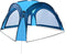 vidaXL - Partytent - met - LED - en - 4 - zijwanden - 3,6x3,6x2,3 - m - blauw