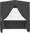 vidaXL - Partytent - met - wanden - professioneel - 90 - g/m² - 2,5x2,5 - m - antraciet