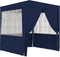 vidaXL - Partytent - met - zijwanden - professioneel - 90 - g/m² - 2x2 - m - blauw