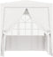 vidaXL - Partytent - met - zijwanden - professioneel - 90 - g/m² - 2x2 - m - wit