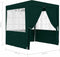 vidaXL - Partytent - met - zijwanden - professioneel - 90 - g/m² - 2x2 - m - groen