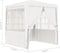 vidaXL - Partytent - met - zijwanden - professioneel - 90 - g/m² - 2x2 - m - wit