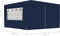 vidaXL - Partytent - met - zijwanden - professioneel - 90 - g/m² - 4x4 - m - blauw