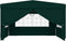 vidaXL - Partytent - met - zijwanden - professioneel - 90 - g/m² - 4x4 - m - groen