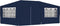 vidaXL - Partytent - met - zijwanden - professioneel - 90 - g/m² - 4x4 - m - antraciet