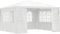 vidaXL - Partytent - met - zijwanden - professioneel - 90 - g/m² - 4x4 - m - wit