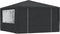 vidaXL - Partytent - met - zijwanden - professioneel - 90 - g/m² - 4x4 - m - groen