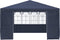 vidaXL - Partytent - met - zijwanden - professioneel - 90 - g/m² - 4x4 - m - blauw