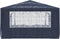 vidaXL - Partytent - met - zijwanden - professioneel - 90 - g/m² - 4x4 - m - blauw