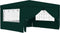 vidaXL - Partytent - met - zijwanden - professioneel - 90 - g/m² - 4x4 - m - groen