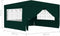 vidaXL - Partytent - met - zijwanden - professioneel - 90 - g/m² - 4x4 - m - groen
