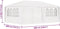vidaXL - Partytent - met - zijwanden - professioneel - 90 - g/m² - 4x6 - m - wit