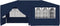 vidaXL - Partytent - met - zijwanden - professioneel - 90 - g/m² - 4x6 - m - blauw