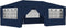 vidaXL - Partytent - met - zijwanden - professioneel - 90 - g/m² - 4x6 - m - blauw