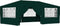 vidaXL - Partytent - met - zijwanden - professioneel - 90 - g/m² - 4x6 - m - groen