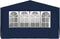 vidaXL - Partytent - met - zijwanden - professioneel - 90 - g/m² - 4x9 - m - blauw