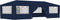 vidaXL - Partytent - met - zijwanden - professioneel - 90 - g/m² - 4x9 - m - blauw