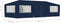 vidaXL - Partytent - met - zijwanden - professioneel - 90 - g/m² - 4x9 - m - blauw