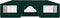 vidaXL - Partytent - met - zijwanden - professioneel - 90 - g/m² - 4x9 - m - groen