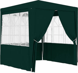vidaXL - Partytent - met - zijwanden - professioneel - 90 - g/m² - 2,5x2,5 - m - groen