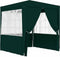vidaXL - Partytent - met - zijwanden - professioneel - 90 - g/m² - 2,5x2,5 - m - groen